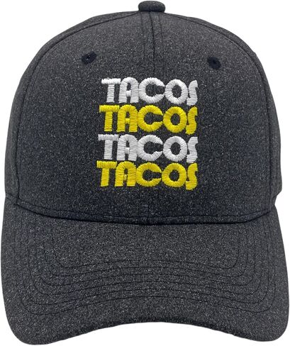 Crazy Dog T-Shirts Tacos Tacos Tacos Hat Funny Retro Food Graphic Cap in Kuwait