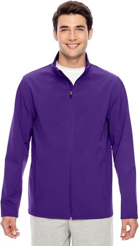 Team 365 Leader Leader Soft Shell Jacket ، كبير ، Sport Purple in Saudi Arabia