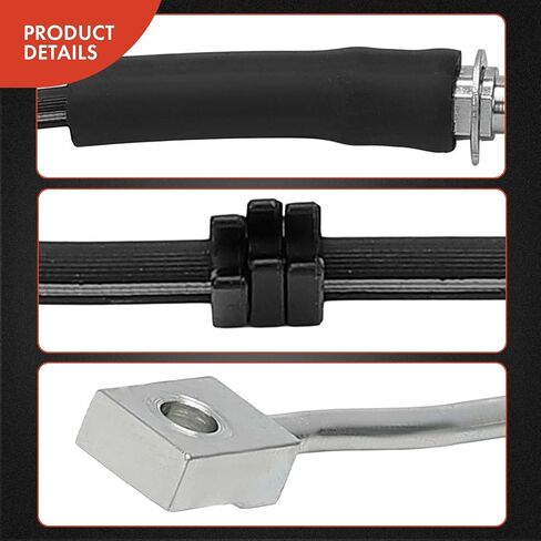 A-Premium Rear Passenger Side Brake Hydraulic Hose Compatible with Select Chevrolet and GMC Models - C5500 Kodiak 2003-2009, C5500 Topkick 2003-2009 - Replace# 15267964, 15192183 in Saudi Arabia