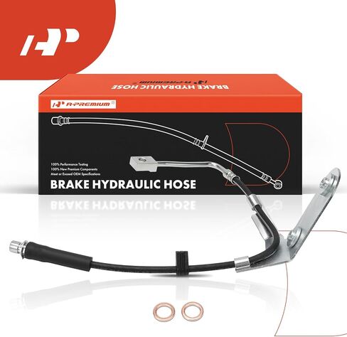 A-Premium Rear Passenger Side Brake Hydraulic Hose Compatible with Select Chevrolet and GMC Models - C5500 Kodiak 2003-2009, C5500 Topkick 2003-2009 - Replace# 15267964, 15192183 in Saudi Arabia