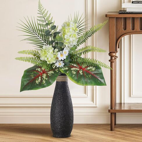 JUSTOYOU Artificial Calla Lily Flower Big Fake Calla Lily Greenery Bouquet for Vase Decor Big Faux Calla Lily Centerpieces Flower for Table Greenery Plants Bouquet for Home Office Decor in Saudi Arabia