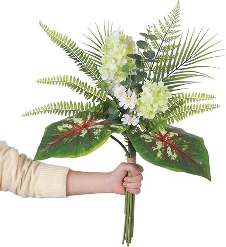JUSTOYOU Artificial Calla Lily Flower Big Fake Calla Lily Greenery Bouquet for Vase Decor Big Faux Calla Lily Centerpieces Flower for Table Greenery Plants Bouquet for Home Office Decor in Saudi Arabia