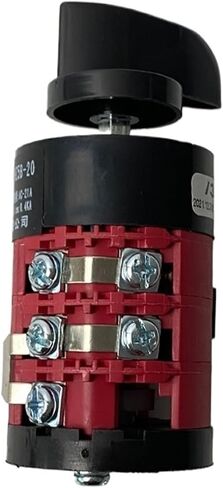 3 Position HZ5B-20/3 Changeover Rotary Cam Switch 20A 3 Poles Screws Terminals Silver Contact Electrical Control Circuit in Saudi Arabia