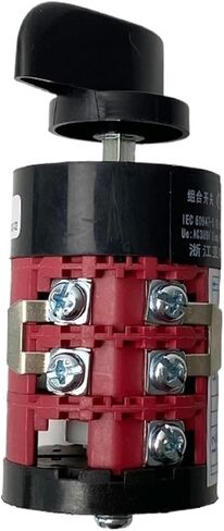 3 Position HZ5B-20/3 Changeover Rotary Cam Switch 20A 3 Poles Screws Terminals Silver Contact Electrical Control Circuit in Saudi Arabia