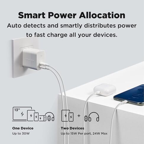 innergie 30W PD3.0 QC4+ PPS SFC2.0 USB C ADAPTER ADAPTER POWAR in Kuwait