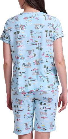 Karen Neuburger womens Short Sleeve Bermuda Set in Saudi Arabia