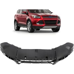 KUAFU Front Bumper Lower Valance Panel Compatible with 2013-2016 Ford Escape Replacement for CJ5Z-17D957-AA CJ5Z17D957AA FO1095247 Front Lip Air Dam Deflector Plastic Textured Black in Saudi Arabia