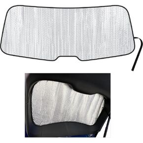نافذة جانبية المقعد الأمامي العاكس Sunshade مخصص لعام 2015 2016 2017 2018 2019 2020 2021 2022 2023 2024 Ford Edge Crossover ، UV Protections (2pcs) in Kuwait