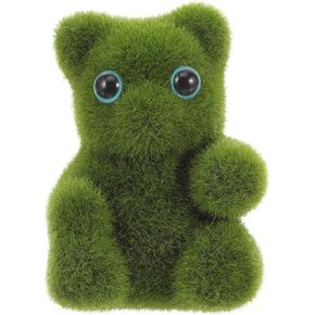 Logofun Moss Moss Bear Simulation Moss Bear Doll Adording Bear Desktop Ornament for Wedding Birthday Party Decoration in Saudi Arabia