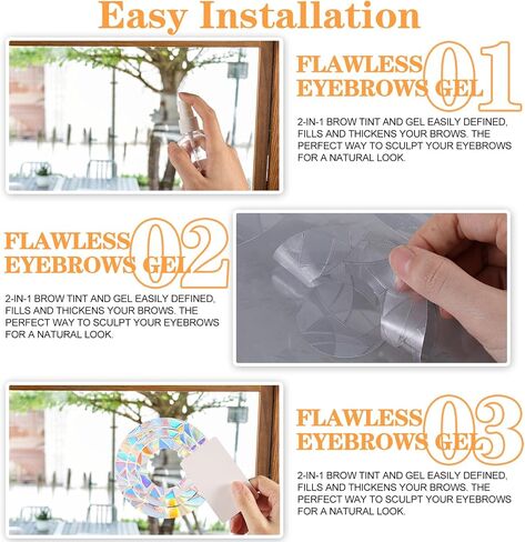 48 Pcs Anti Collision Window Decals for Bird Strikes 3 Sheets of Static Window Clings Circle and Ring Style Stop Birds Flying Into Windows Bird Strike Prevention Glass Door Windows Stickers in Saudi Arabia