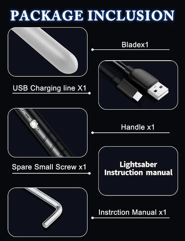 Jvmusaber Light Saber ، Dueling Lightsaber للأطفال البالغين ، 20 ألوان RGB ، 4 أوضاع صوتية FX ، سيف Cosplay Cosplay آمن ، USB قابلة لإعادة الشحن ، عيد ميلاد عيد الميلاد (أسود ، حزمة واحدة) in Kuwait