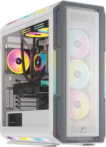 Corsair Vengeance i8100 Series Gaming PC - Liquid Cooled Intel Core i9 13900KS CPU - NVIDIA GeForce RTX 4090 GPU - 64GB Dominator Platinum RGB DDR5 Memory - 2TB M.2 SSD - Black in Saudi Arabia