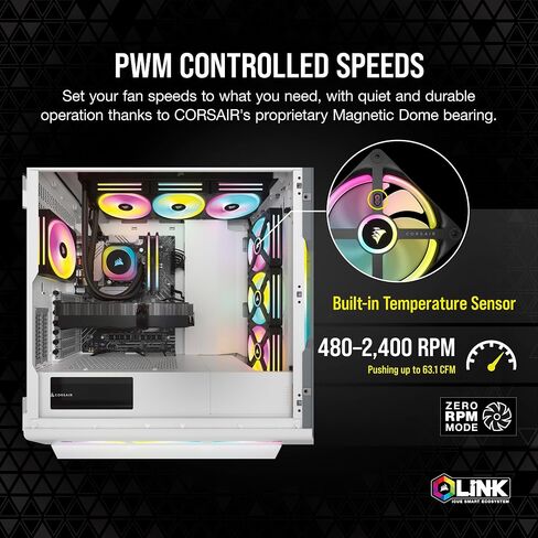Corsair Vengeance i8100 Series Gaming PC - Liquid Cooled Intel Core i9 13900KS CPU - NVIDIA GeForce RTX 4090 GPU - 64GB Dominator Platinum RGB DDR5 Memory - 2TB M.2 SSD - Black in Saudi Arabia