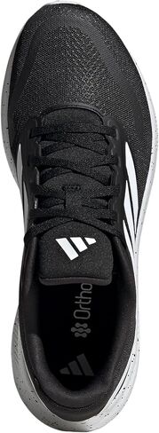 adidas Men's Run Falcon 5 Sneaker, Black/White/Black, 8 in Saudi Arabia