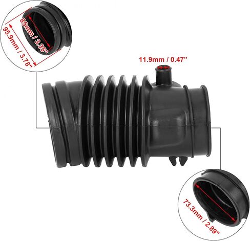 X AUTOHAUX Air Intake Hose Tube Fit for Acura TL Base Type-S 2007 2008 17228RDAA00 17228-RDA-A00 in Saudi Arabia