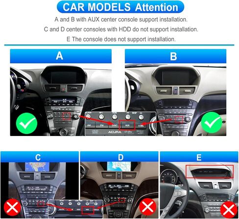 [2+64G] Android 13 Car Stereo for Honda Acura MDX 2007-2013 with Wireless Apple Carplay&Android Auto,9 Inch Touch Screen Car Radio with Mirror Link Bluetooth FM/RDS WiFi GPS SWC+ Backup Camera in Saudi Arabia