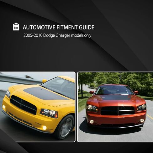 AUTOZENSATION Compatible with 2005-2010 Dodge Charger, Factory Style ABS Front Bumper Lip Spoiler in Saudi Arabia