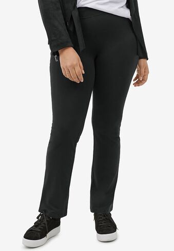 ellos Plus Size Knit Bootcut Leggings in Saudi Arabia