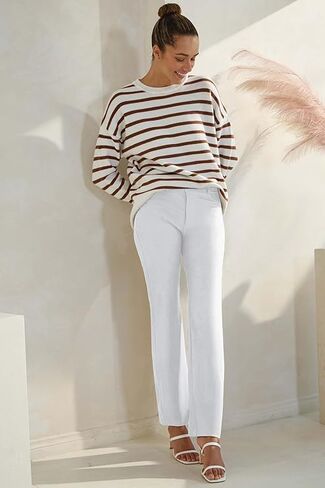 غزيرة الصحة جينز جينز تبدو jeggings مستقيمة الساق العديد من الألوان سروال سروال SPANDEX S-XXXL (X-LARGE ، أبيض) in Kuwait