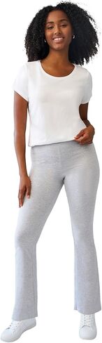 ellos Plus Size Knit Bootcut Leggings in Saudi Arabia