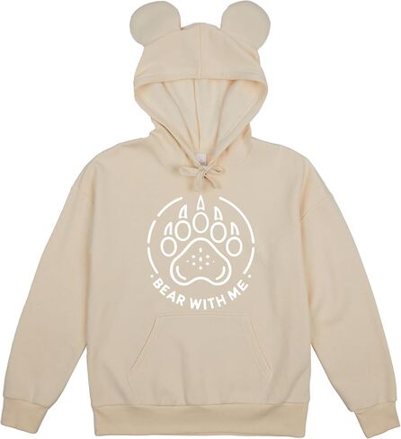 Bioworld Bear With Me Adult Tofu Long Sleeve Cosplay Hoodie With 3D Ears in Saudi Arabia