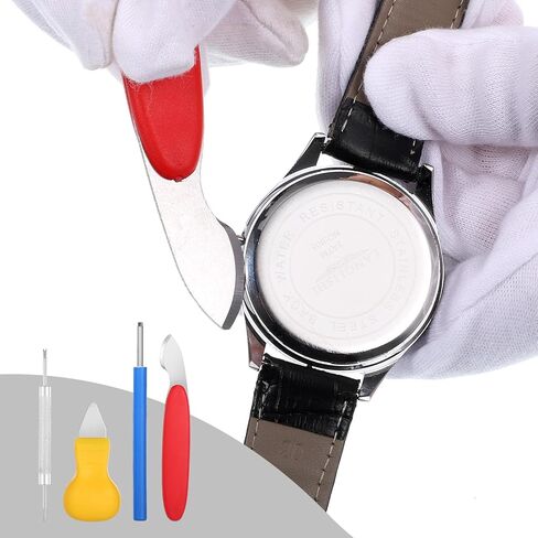 5 Pcs Watch Back Remover Tool, Watch Battery Replacement Tool Kit, Pry Watchs Back Cover Case Opener for Wristwatch Repair in Saudi Arabia