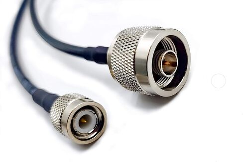 Times Microwave LMR-195/LMR195 Coaxial Cable - N-Male to TNC-Male - 6 Feet - for use with Ham/CB Radio, Cellular WiFi Signal Boosters, Surge Suppressors, Signal Splitters in Kuwait