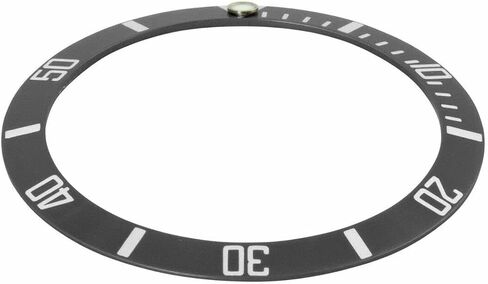 Ewatchparts Replacement Submariner Bezel Insert Compatible With Rolex 16800, 16610 Gray Gray in Saudi Arabia