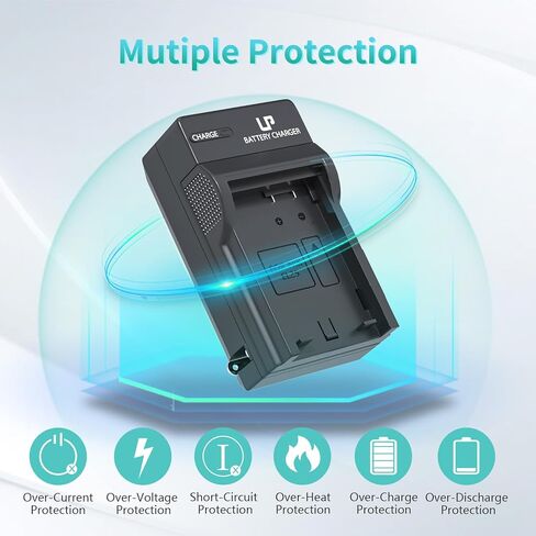 LP EN-EL25 Battery and Charger, 2-Pack 1800mAh EN-EL25A Batteries for Nikon Z30 / Z50 / Zfc, Rechargeable Camera Battery for Nikon Z30, Z50, Zfc, Fits for Nikon Charger MH-32-4333 in Saudi Arabia