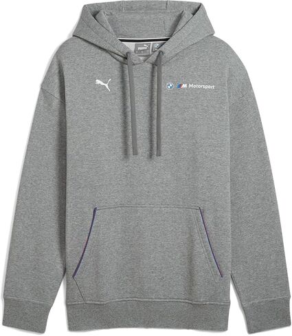PUMA - Mens BMW MMS ESS+ Hodie Hoodie ، اللون الرمادي المتوسط هيذر ، الحجم: XX -LARGE in Saudi Arabia