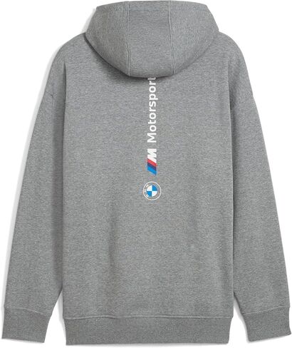 PUMA - Mens BMW MMS ESS+ Hodie Hoodie ، اللون الرمادي المتوسط هيذر ، الحجم: XX -LARGE in Saudi Arabia