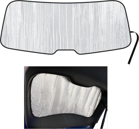 نافذة جانبية المقعد الأمامي العاكس Sunshade مخصص لعام 2015 2016 2017 2018 2019 2020 2021 2022 2023 2024 Ford Edge Crossover ، UV Protections (2pcs) in Kuwait