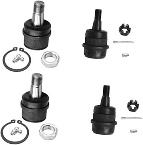 Detroit Axle - طقم تعليق 13 مساءً للربح لعام 1998-1999 Dodge RAM 1500 2500 ، مفاصل الكرة العلوية والسفلية ، نهايات قضيب التعادل ، الأكمام ، شريط المسار ، Sway Bar End Links Placens in Saudi Arabia