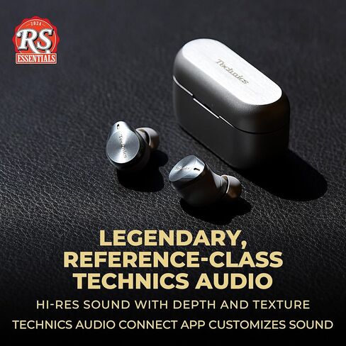 سماعات أذن بلوتوث لاسلكية هاي فاي ترو من تكنيكس مع خاصية إلغاء الضوضاء المتقدمة، واتصال متعدد النقاط بـ 3 أجهزة، وشحن لاسلكي، وصوت عالي الدقة + مكالمات محسنة - EAH-AZ80-A (أزرق منتصف الليل) in Kuwait