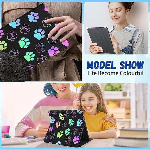 لأمازون Kindle Scribe حافظة فوليو غطاء 10.2 بوصة للنساء الفتيات تصميم الأزياء لطيف جرلي Kawaii الأبيض الأزهار جميلة المراهقين حالات الكتاب الإلكتروني الجمالية الفريدة ل Kindle Scribe 10.2" in Saudi Arabia