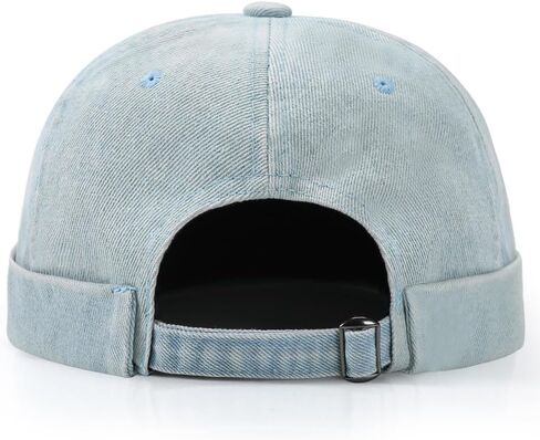 Brimless Hat for Men Women Docker Cap Vintage Sailor Beanie Cap in Kuwait