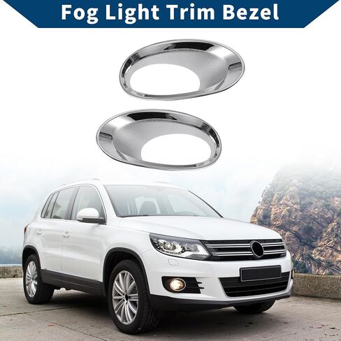 Fog Light Cover Trim for Honda CR-V 2010-2011 Front Left,Front Right Fog Light Lamp Cover Trim Bezel ABS 1 Pair Silver Tone in Saudi Arabia