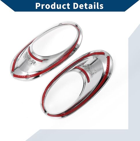 Fog Light Cover Trim for Honda CR-V 2010-2011 Front Left,Front Right Fog Light Lamp Cover Trim Bezel ABS 1 Pair Silver Tone in Saudi Arabia