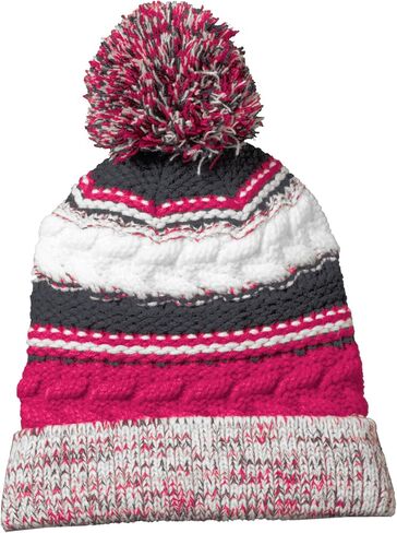 Sport-Tek للجنسين بوم بوم فريق Beanie | قبعة صغيرة للرجال والنساء ، عزل دافئ ، ألوان جريئة وبوم كبير الحجم in Kuwait
