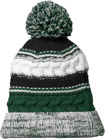 Sport-Tek للجنسين بوم بوم فريق Beanie | قبعة صغيرة للرجال والنساء ، عزل دافئ ، ألوان جريئة وبوم كبير الحجم in Kuwait