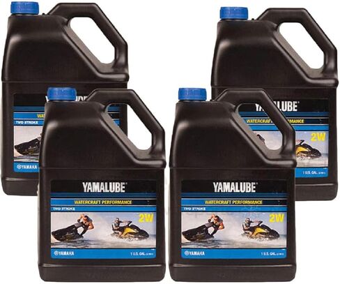 Yamaha Yamalube PWC WaveRunner CASE 4 GALLONS 2 Stroke Oil LUB-2STRK-W1-04 in Kuwait