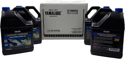 Yamaha Yamalube PWC WaveRunner CASE 4 GALLONS 2 Stroke Oil LUB-2STRK-W1-04 in Kuwait