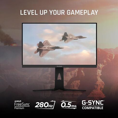 ViewSonic XG2736-2K 27 Inch 1440p 0.5ms 240Hz IPS Gaming Monitor with FreeSync Premium, RGB Lighting, Advanced Ergonomics, HDMI 2.1, DP and 65W USB-C in Kuwait