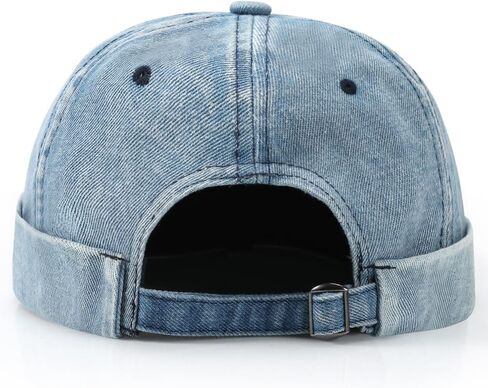Brimless Hat for Men Women Docker Cap Vintage Sailor Beanie Cap in Kuwait