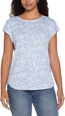 Orvis Women Linen Top Short Sleeve Top in Saudi Arabia