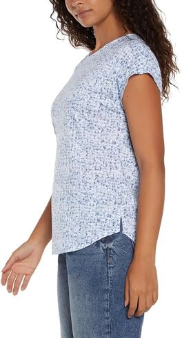 Orvis Women Linen Top Short Sleeve Top in Saudi Arabia