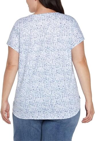 Orvis Women Linen Top Short Sleeve Top in Saudi Arabia