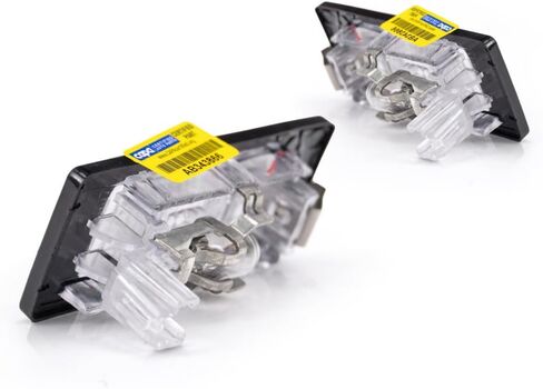 KarParts360 For Volkswagen Jetta 2011 2012 2013 License Plate Lights Driver and Passenger Side | Pair | CAPA | Bulb Type | With Bulb(s) | Replacement For VW2870113, VW2870113C | 5N0943021B in Saudi Arabia