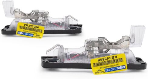 KarParts360 For Volkswagen Jetta 2011 2012 2013 License Plate Lights Driver and Passenger Side | Pair | CAPA | Bulb Type | With Bulb(s) | Replacement For VW2870113, VW2870113C | 5N0943021B in Saudi Arabia
