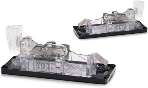KarParts360 For Volkswagen Jetta 2011 2012 2013 License Plate Lights Driver and Passenger Side | Pair | CAPA | Bulb Type | With Bulb(s) | Replacement For VW2870113, VW2870113C | 5N0943021B in Saudi Arabia